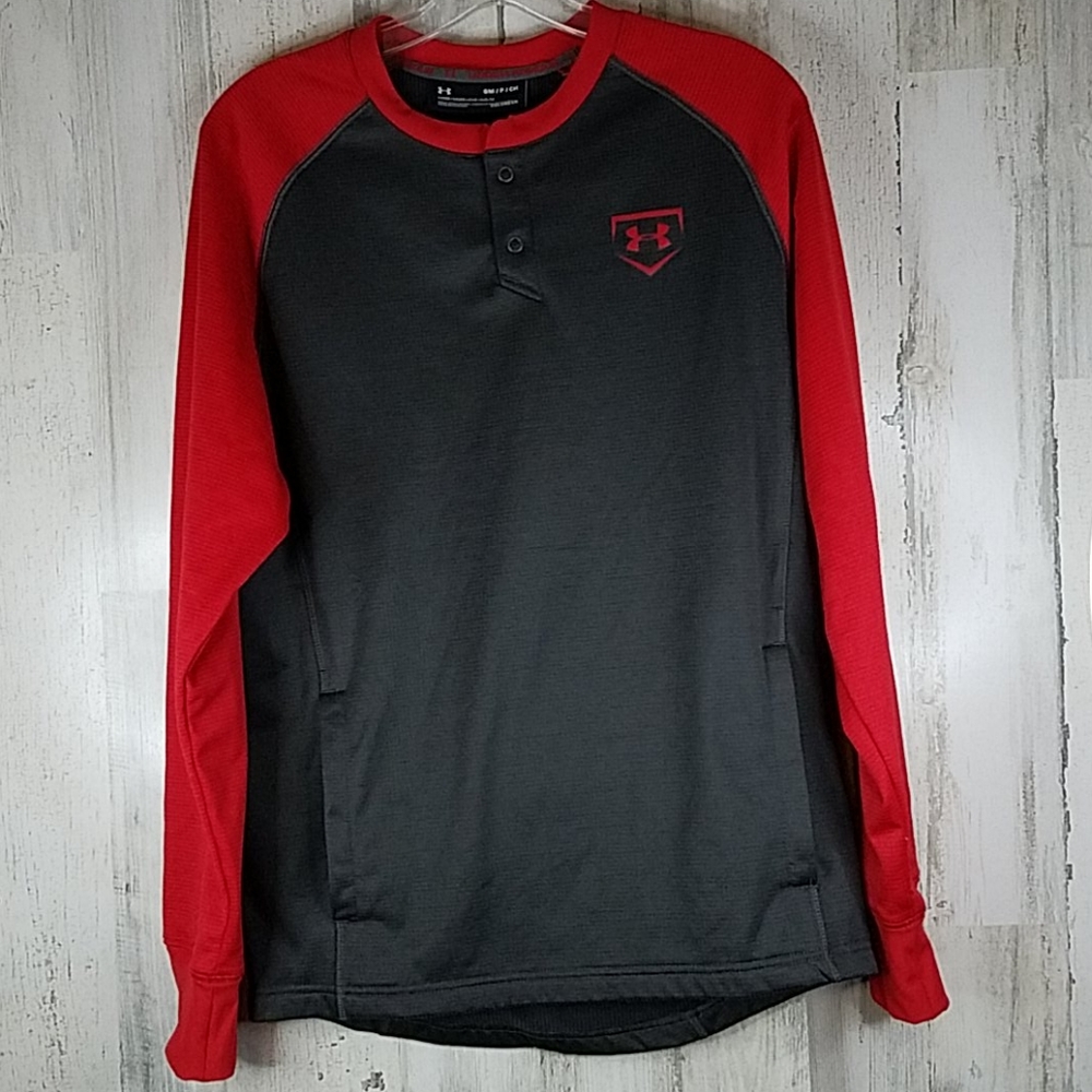 UNDER ARMOUR Mens ColdGear, Pullover, SM